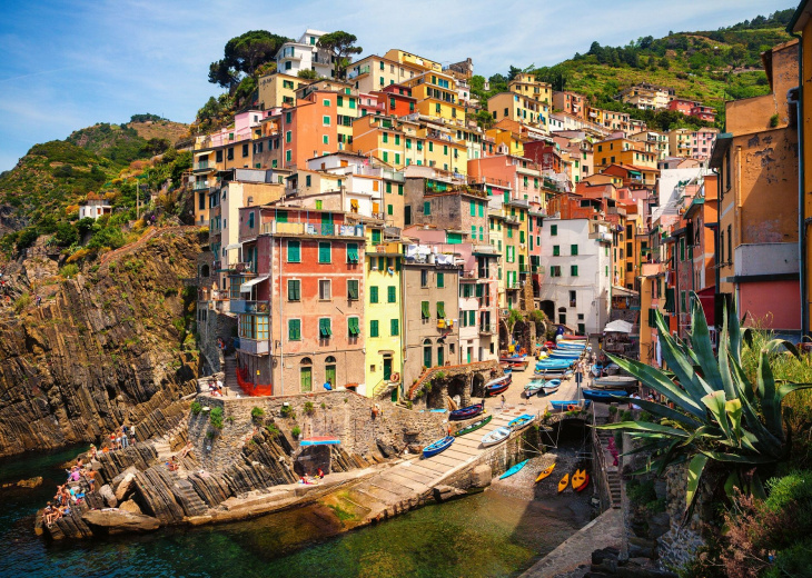 Village dans les cinque terre